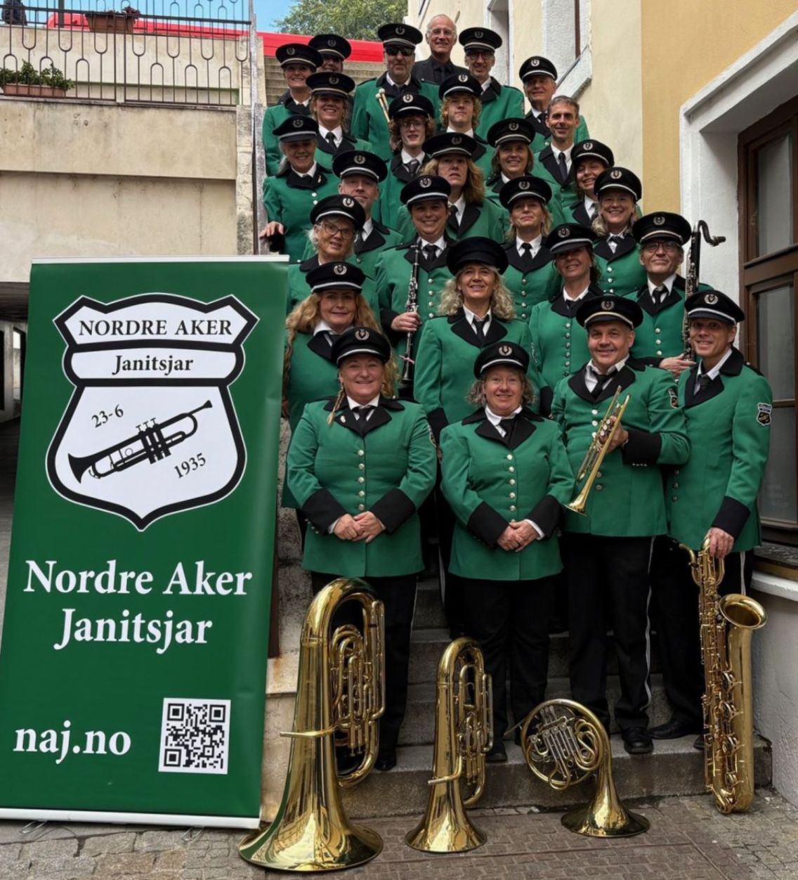 Nordre Aker Janitsjar fra jubileumstur i Bratislava